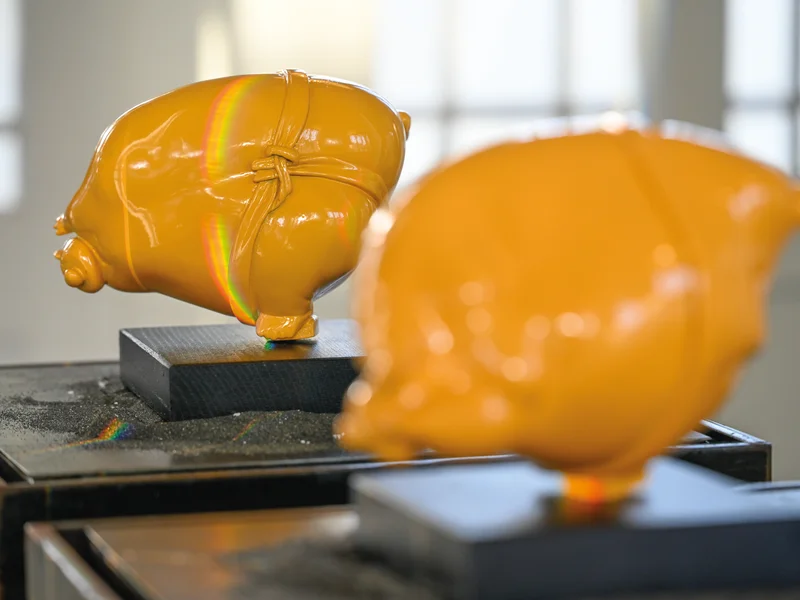 Peinture vibrante de Stefan Jardel de la série \