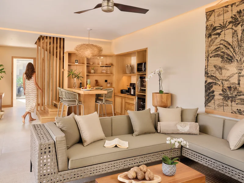 Chambre Lodge confortable et élégante au PALM Hotel & Spa Réunion.