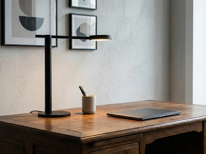 Jeune femme souriante dans un intérieur Grandmillennial, entourée de broderies et rotin.