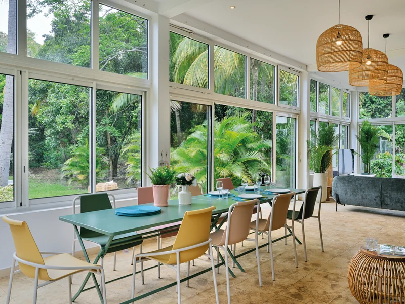 Ancienne carte ou illustration du quartier La Grande Fontaine à Saint-Paul